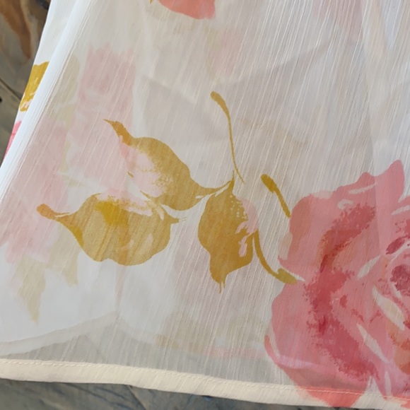 Quicksilver Sheer Floral Blouse XS - Picture 3 of 6